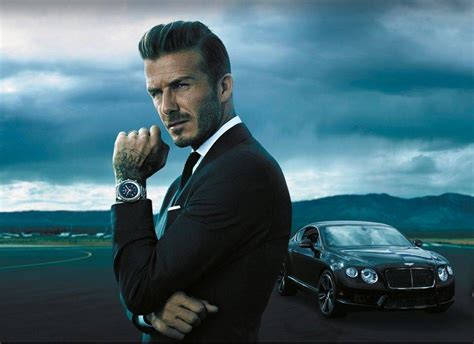 David Beckham Stars in Breitling Watch for Bentley 